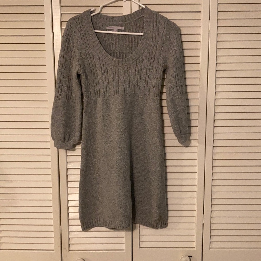 Old Navy light gray sweater dress. Size XS.